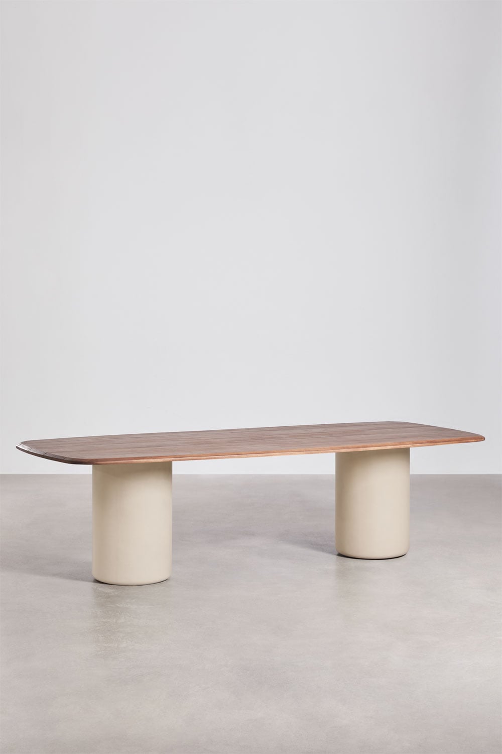 Valgomojo stalas LAIMA, stačiakampis, 270x110 cm, tamsus (2)