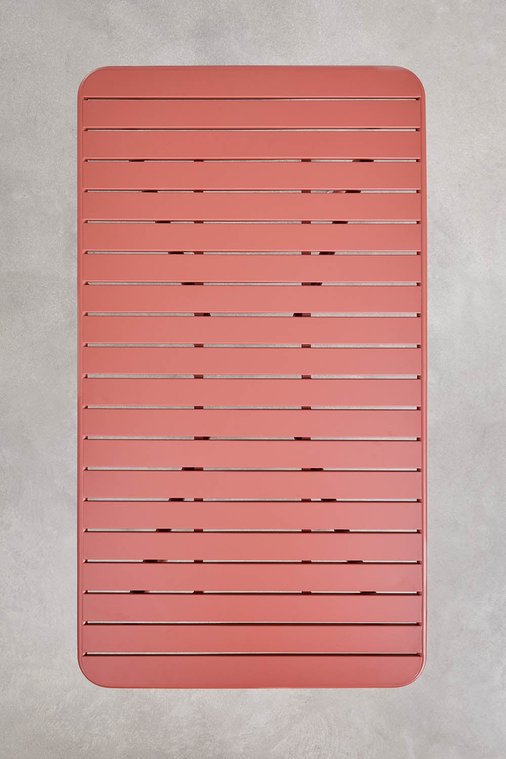 Pusdienu galds FLORIDA, taisnstūra, 160x90 cm, sarkans māls