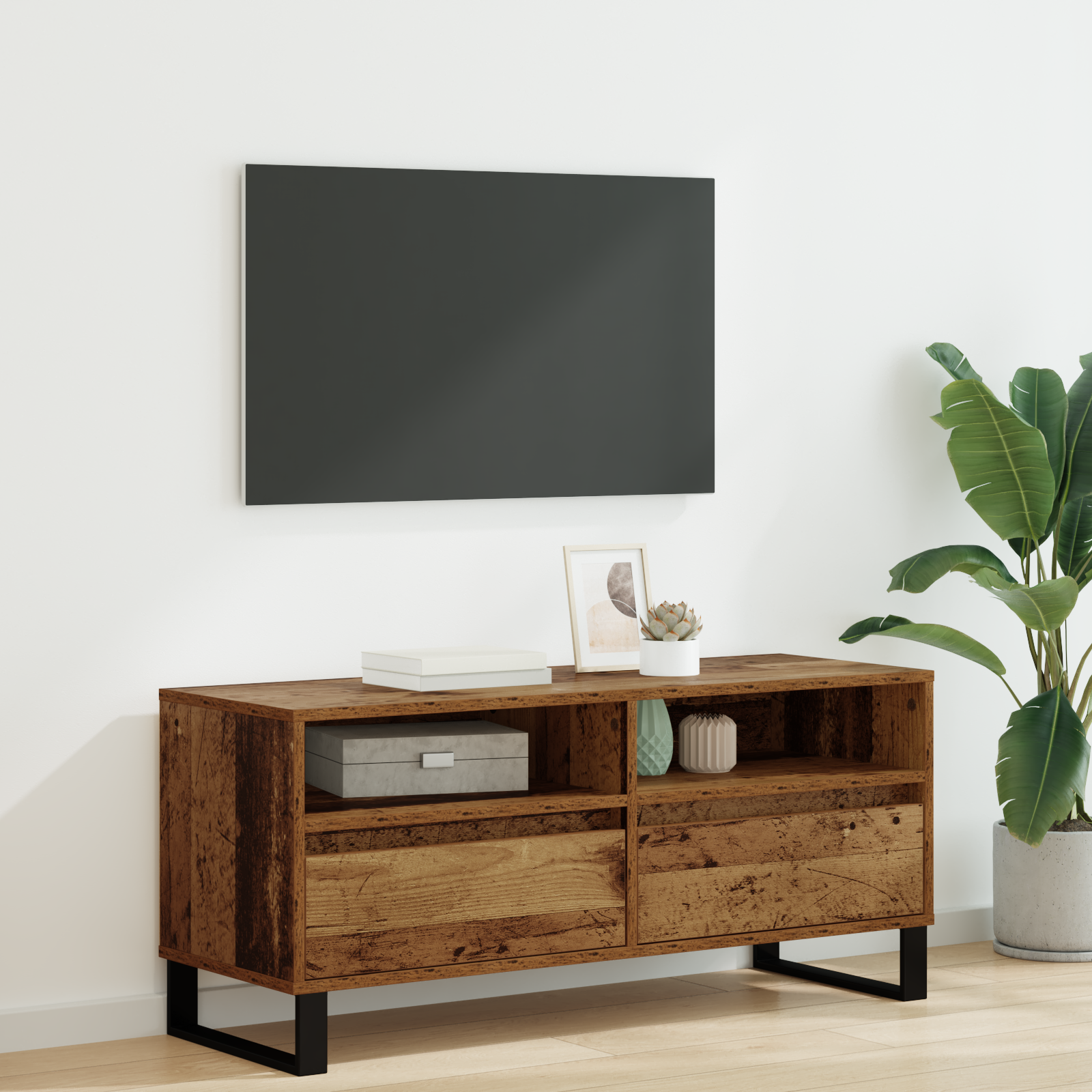 Televizoriaus spintelė Senovinis medis 100 x 34,5 x 44,5 cm
