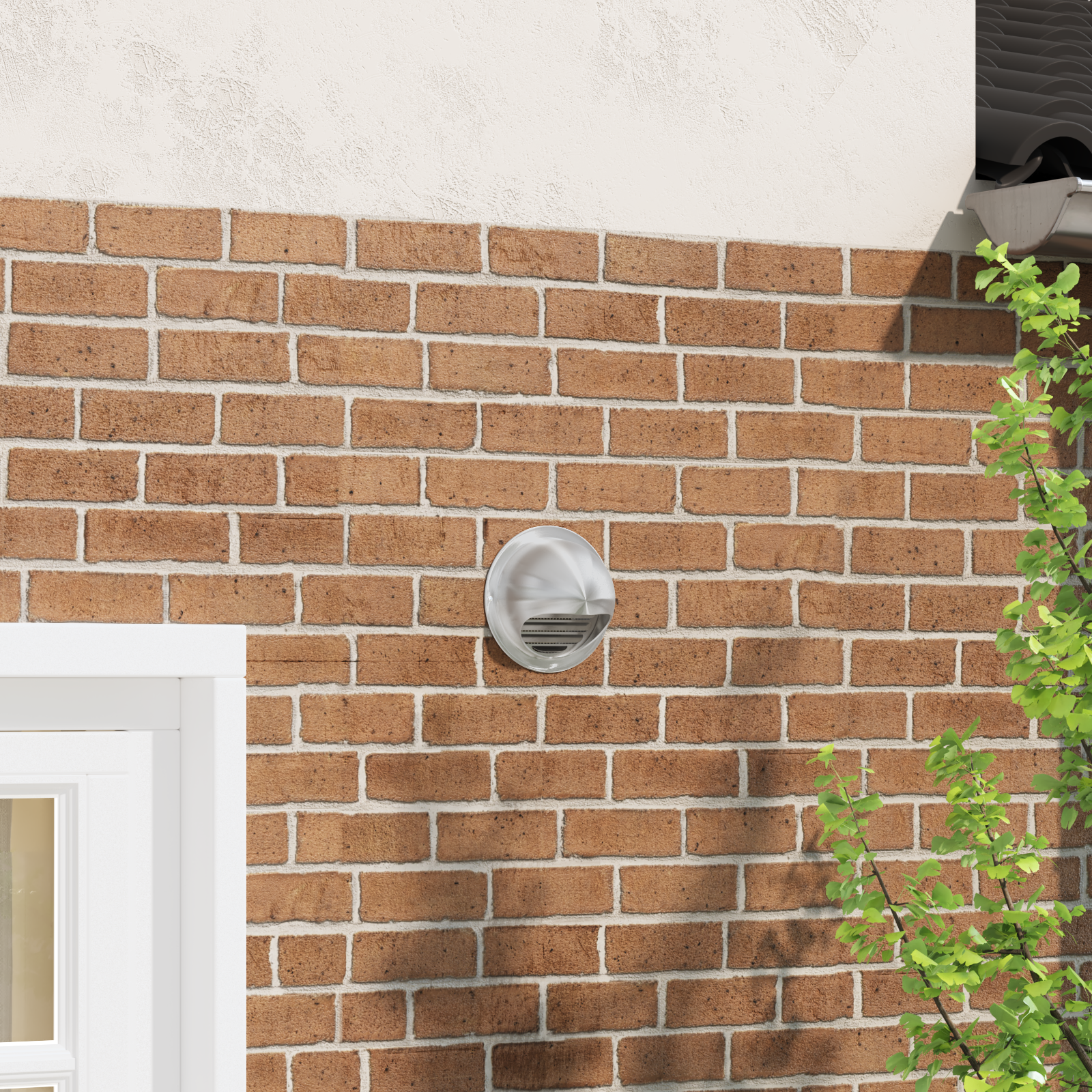 Ventilācijas atveru vāki 8 gab. Sudraba 150 mm