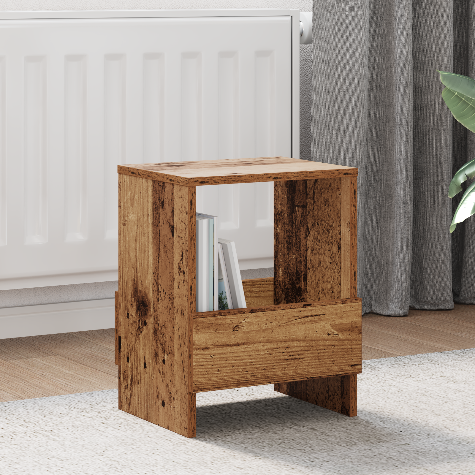 Magazine rack Old wood 35 x 30 x 45 cm