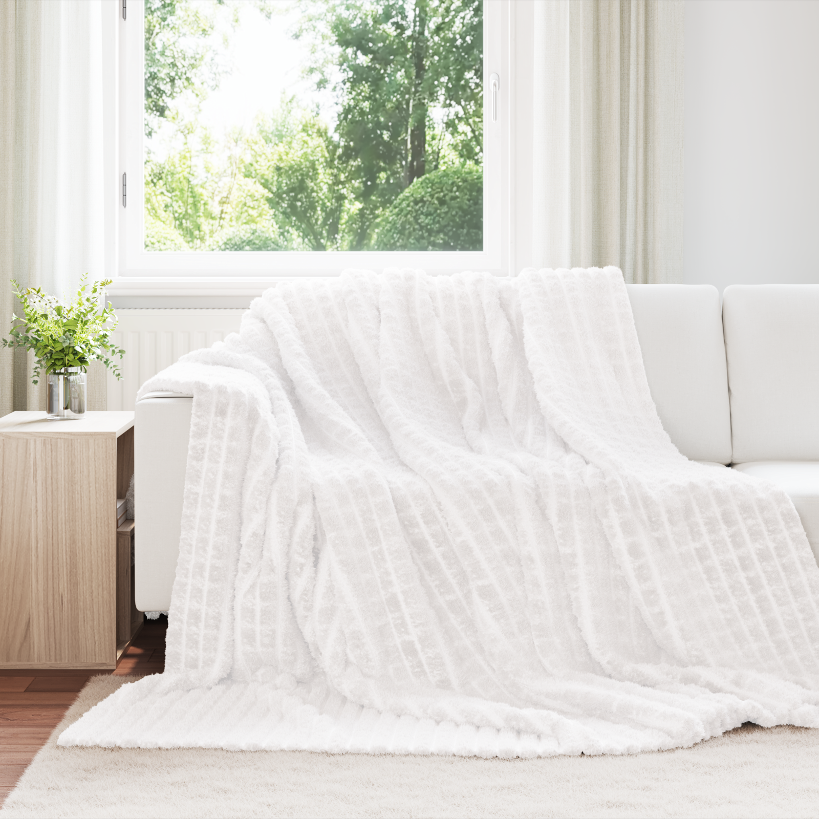 Mesti antklodės 6 pcs Balta 270 x 240 cm Flysas
