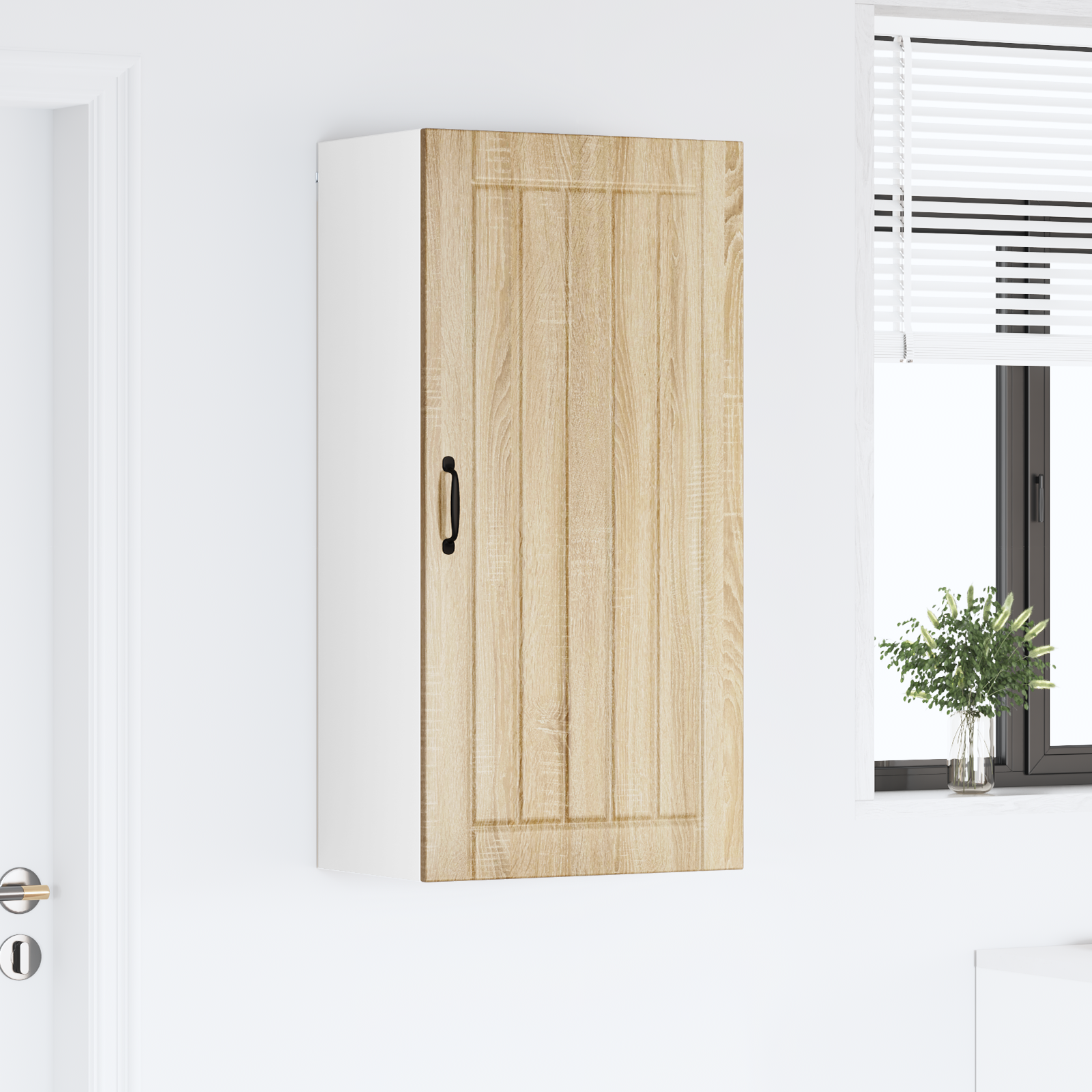 Kitchen Wall Cabinet Sonoma Oak 50 x 31 x 100 cm