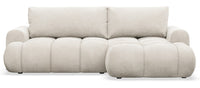 Kampinė sofa TARRA mini, kreminė, dešinė