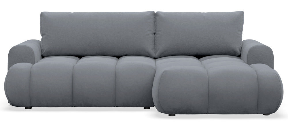 Kampinė sofa TARRA mini, pilka, dešinė