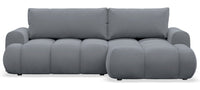 Kampinė sofa TARRA mini, pilka, dešinė