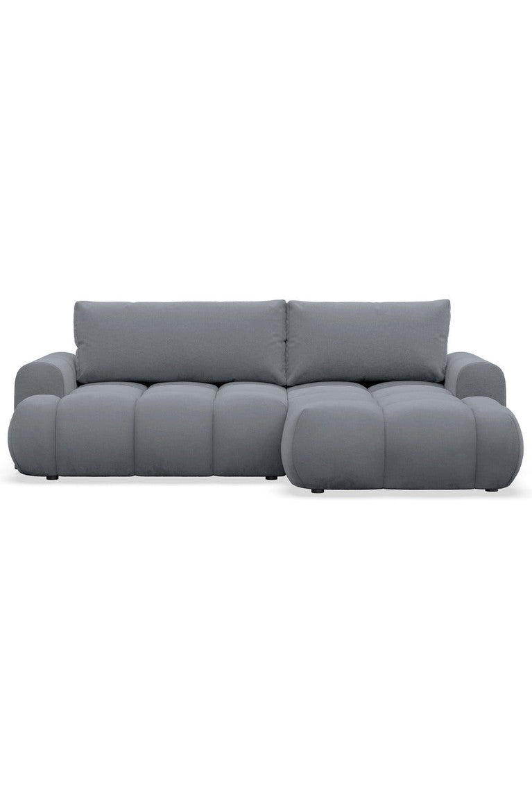 Kampinė sofa TARRA mini, pilka, dešinė