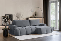 Kampinė sofa TARRA mini, pilka, dešinė