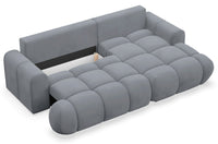 Kampinė sofa TARRA mini, pilka, dešinė