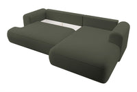 Kampinė sofa CORMAC, alyvuogių, dešinė