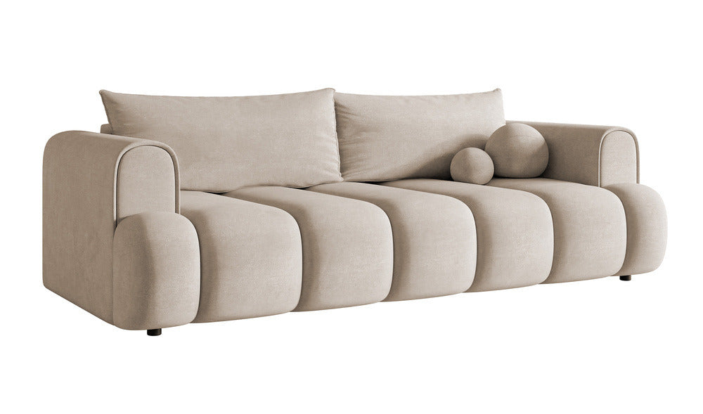 Sofa-lova ELIN, šviesiai smėlinė, Magic