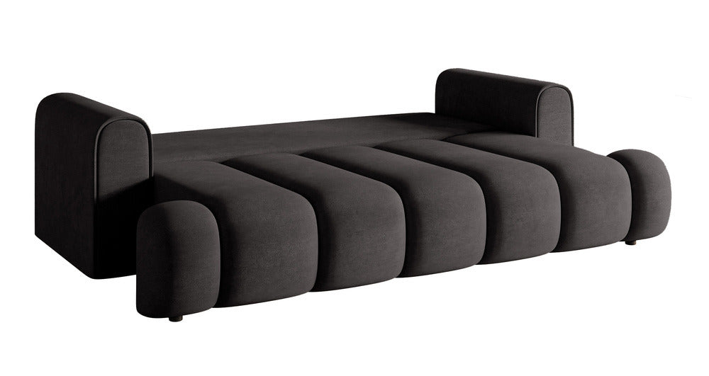 Sofa-lova ELIN, grafito veliūras, Magic