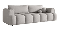 Sofa-lova ELIN, šviesiai pilka bouclé
