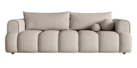 Sofa-lova ELIN, šviesiai smėlinė bouclé