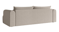 Sofa-lova ELIN, šviesiai smėlinė bouclé