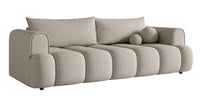 Sofa-lova ELIN, šviesiai smėlinė bouclé