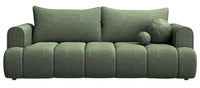 Sofa-lova ELIN, žalia šenilas, Flow