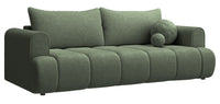 Sofa-lova ELIN, žalia šenilas, Flow