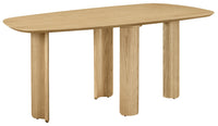 Stalas JULIE, 180×90, natūralus, ąžuolas