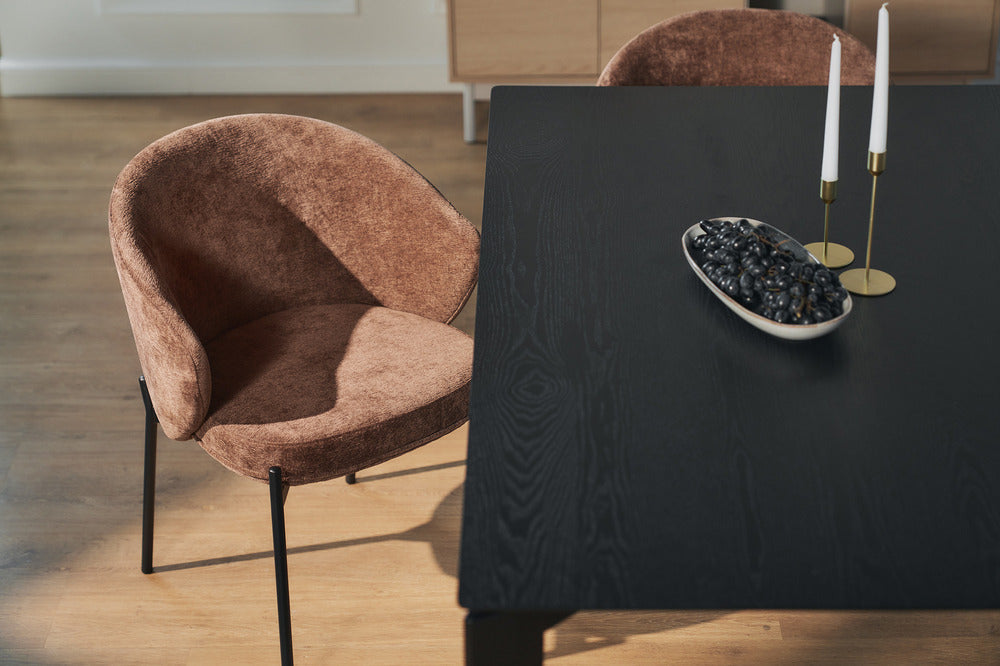 Stalas MAEVE, 150 cm, juoda