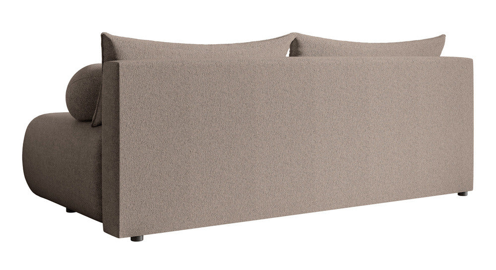 Sofa-lova ELIN mini, smėlinis šenilas