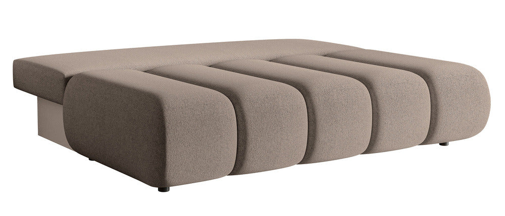 Sofa-lova ELIN mini, smėlinis šenilas