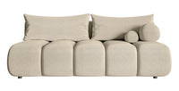 Sofa-lova ELIN mini, šviesiai smėlinis šenilas