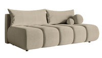 Sofa-lova ELIN mini, šviesiai smėlinis šenilas