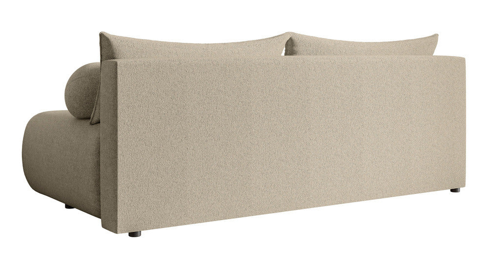 Sofa-lova ELIN mini, šviesiai smėlinis šenilas