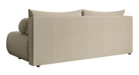 Sofa-lova ELIN mini, šviesiai smėlinis šenilas