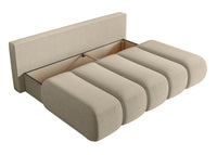 Sofa-lova ELIN mini, šviesiai smėlinis šenilas