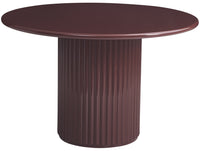 Valgomojo stalas PADRO, apvalus, bordo