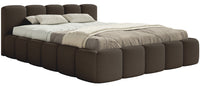 Miegamojo lova SOFTY LOW, ruda boucle