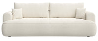 Sofa-lova CORMAC, kreminis šenilas, Sicuro
