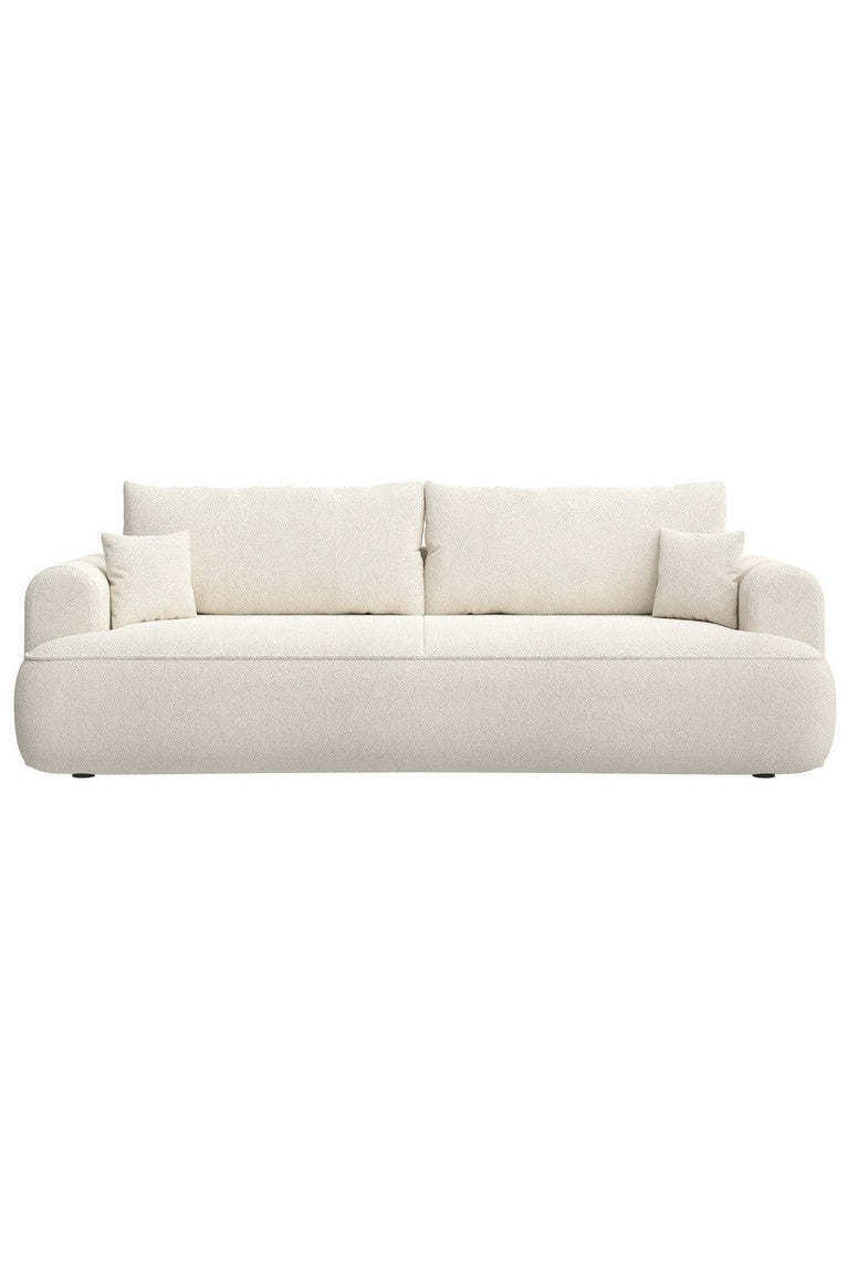 Sofa-lova CORMAC, kreminė šenilas, Sicuro