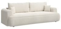 Sofa-lova CORMAC, kreminis šenilas, Sicuro