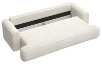 Sofa-lova CORMAC, kreminis šenilas, Sicuro