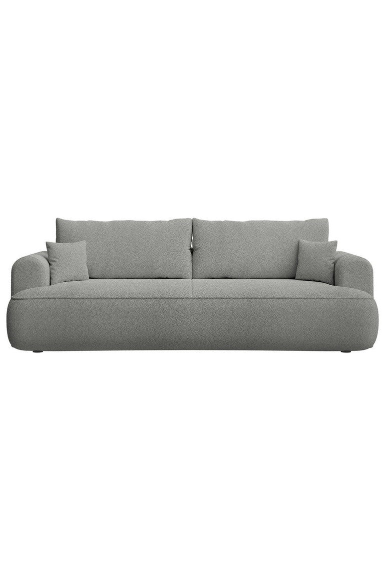 Sofa-lova CORMAC, pilka šenilas, Sicuro