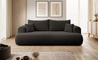 Sofa-lova CORMAC, tamsiai pilka bouclé