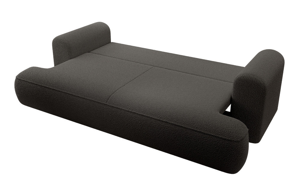 Sofa-lova CORMAC, tamsiai pilka bouclé