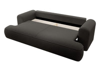 Sofa-lova CORMAC, tamsiai pilka bouclé