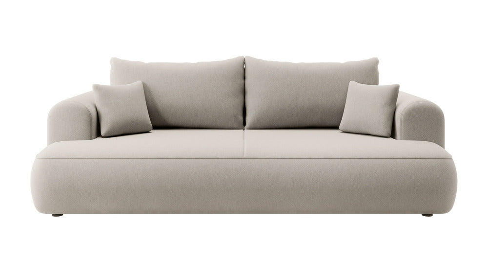 Sofa-lova CORMAC, balta, veliūras