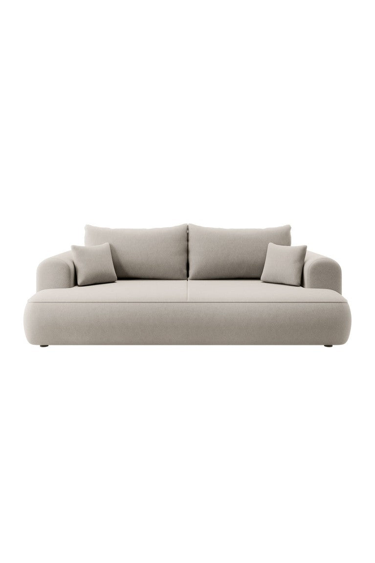 Sofa-lova CORMAC, balta, veliūras