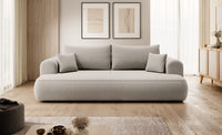 Sofa-lova CORMAC, balta, veliūras