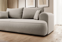 Sofa-lova CORMAC, balta, veliūras