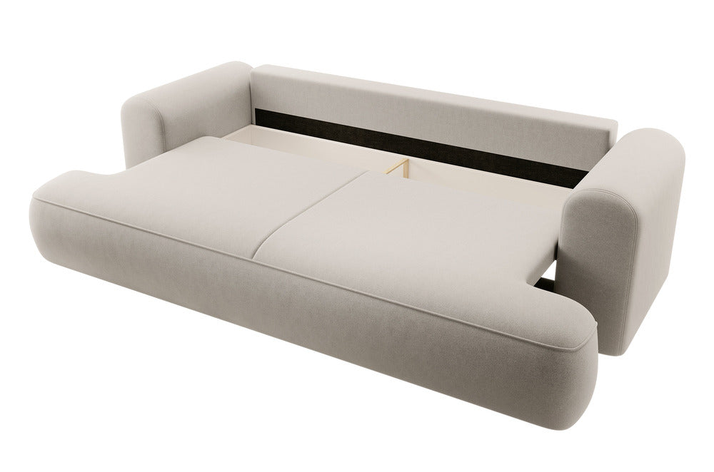 Sofa-lova CORMAC, balta, veliūras