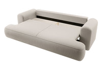 Sofa-lova CORMAC, balta, veliūras