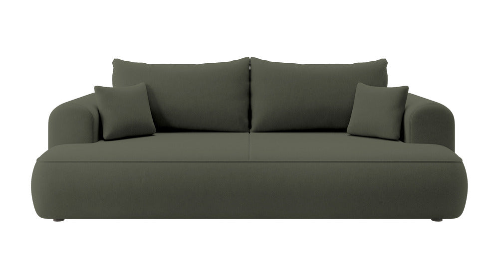 Sofa-lova CORMAC, alyvuogių, žalia