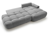 Kampinė sofa TARRA, pilkas, dešinė