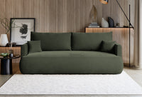 Sofa-lova CORMAC mini, alyvuogių, žalia